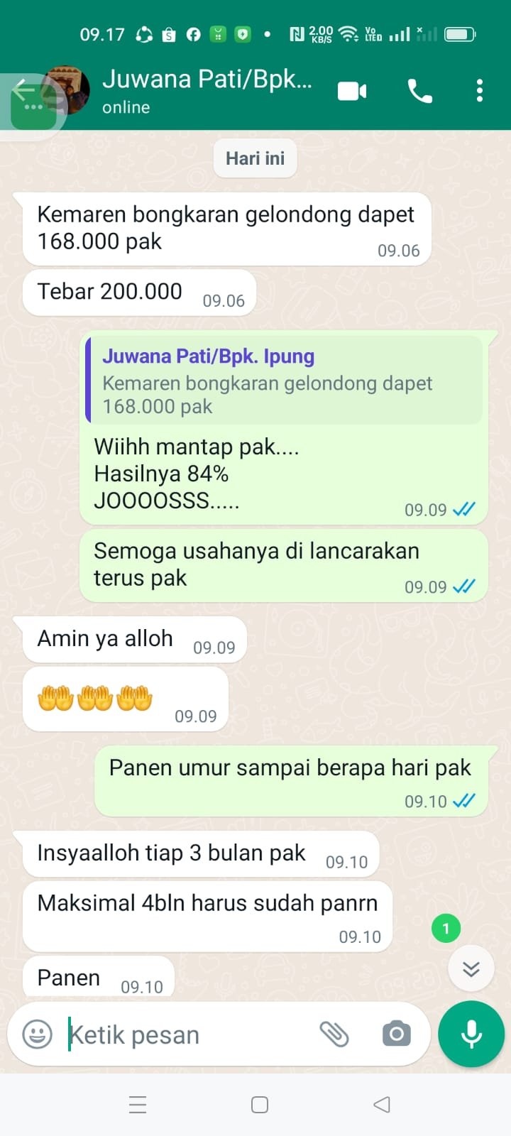 Testimoni Pelanggan